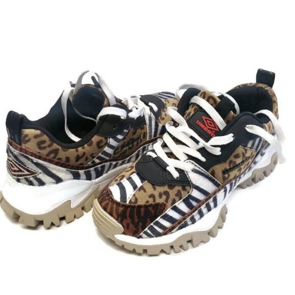 Umbro Bumpy Animal Print Leopard Zebra Tiger Sneakers Womens Size 6 Shoes - Picture 8 of 8